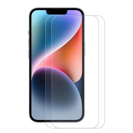 [2-PACK] iPhone 14 H rdat Glas Sk rmskydd - Clear