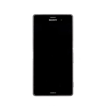 Sony Xperia Z3 Skärm/Display + Ram - Svart