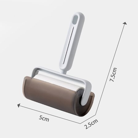 Klibbig Luddrulle Fluffborttagare med skydd Avrivbar smutsdekal Rengöringstillbehör för kläder soffa djurhår