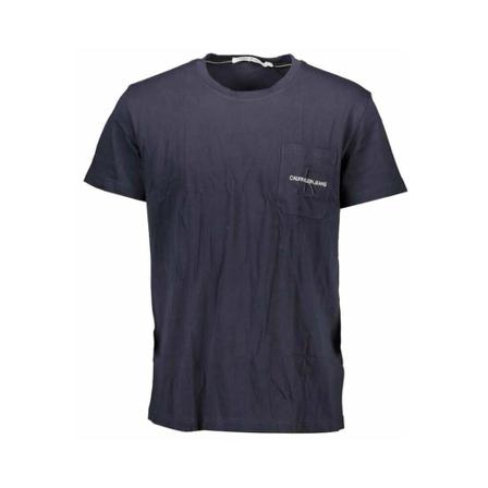 Calvin Klein, T-Shirts Blauw, Heren, Maat:ONE Size