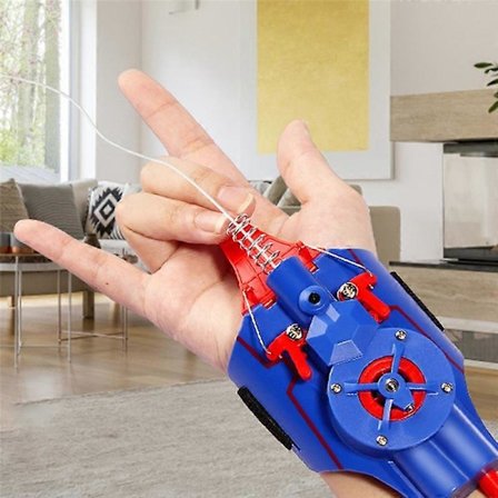 Spider Silk Launcher Web Shooters Håndleds Launcher Legetøj Shooters Peter Parker Cosplay Enhed Legetøj til C