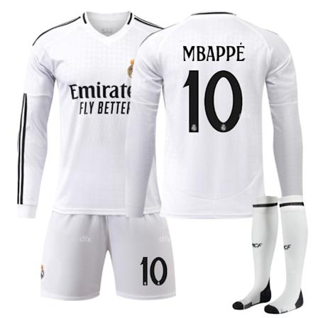 Real Madrid Barn Hjemmestøtte 2024-2025 Høst Og Vinter Nr. 10 Sokker L MBAPPE No 11 socks L