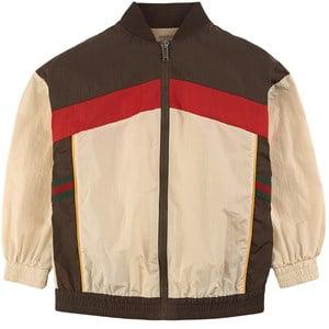 Kids - Gucci Toasted Brown Colorblock Windbreaker 6 Years - Coats and jackets - 6 years - Brown
