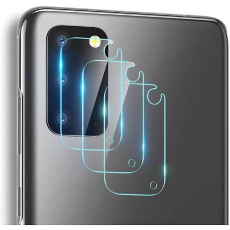 IC 3-pakks C4U Kamera linsebeskyttelse i herdet glass for Galaxy S20+