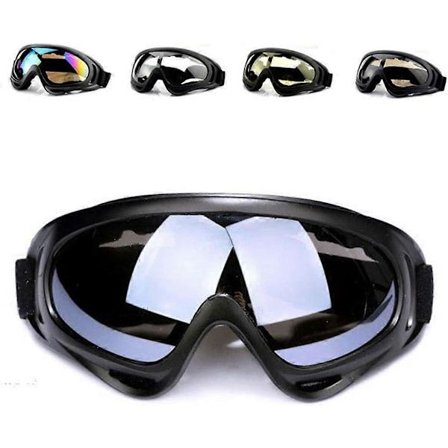 UV-suojatut ulkoilu-urheilulasit CS Army Tactical Military -suojalasit tuulenpitävät moottorikelkka polkupyörä moottoripyörä suojalasit, harmaa