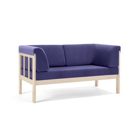 2-Sitzer-Sofa KIM, Medley-Stoff, blau-violett