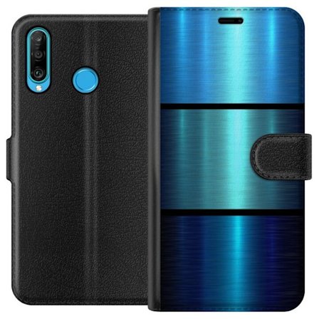 Kompatibelt Lommeboketui til Huawei Huawei P30 lite Blå