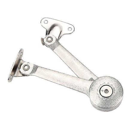 1 stk, myk lukking lokkstøttehengsler med skruer og unbrakonøkkel, sateng nikkel nedfellbare hengsler støtter 40 pund, sammenleggbare 