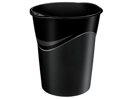 Lyreco WASTE BIN 14L BLK - Lyreco - Kontorsmaterial - Till skrivbordet - Papperskorgar