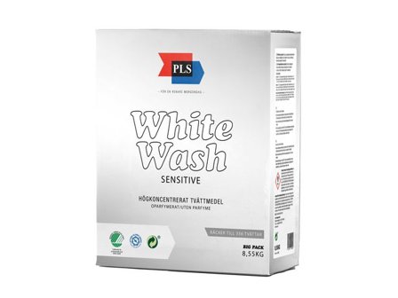 PLS Tvättmedel White sensitive 8,55kg - Lyreco - Städ och hygien - Tvättmedel och klädvård - Tvättmedel
