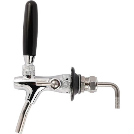 Justerbar Fadølshane Rustfrit Stål Flow Controller Krombelægning Shan