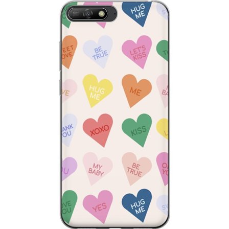 Kompatibelt Mobildeksel til Huawei Huawei Y6 (2018) CandyHearts
