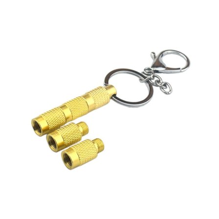 Automaattinen ilmausventtiili, kannettava rengaspaineventtiili avaimenperällä 4 in 1 puhdas kuparinen automaattinen ilmausventtiili eri autorenkaiden 