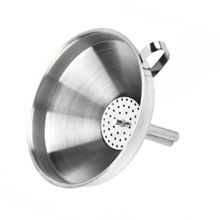 Sølv Tratt, 304 Rustfrit Stål Tragt til Påfyldning af Flasker, Sjove Køkkenredskaber