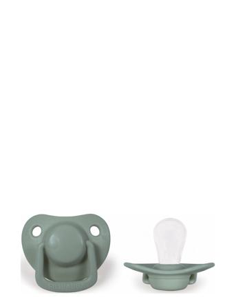2-Pack Pacifiers - Moss Green 0-6 Months Green Filibabba