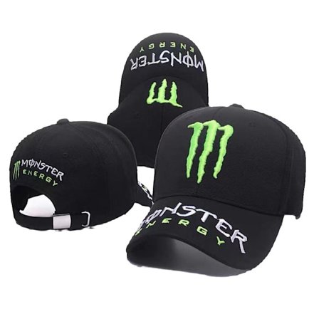 MONSTER ENERGY Monster Energy Brodeerattu Kuljettajan Lippis Musta