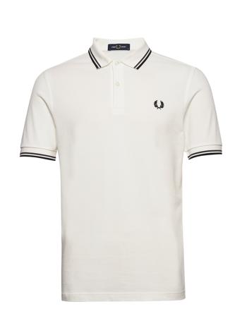 Twin Tipped Fp Shirt Polos Short-sleeved Creme Fred Perry