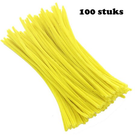 ING Piberensere 100 Stykker Chenille Tråd Hobby Håndværk 30 Cm Piberenser Håndværk Fleksible Piberensere og Voksne til Håndværk DIY Hobby og Kreativ