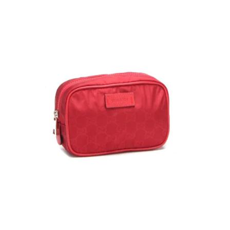 Gucci Vintage, Pre-owned Leather pouches Rood, unisex, Maat:ONE Size,nylon