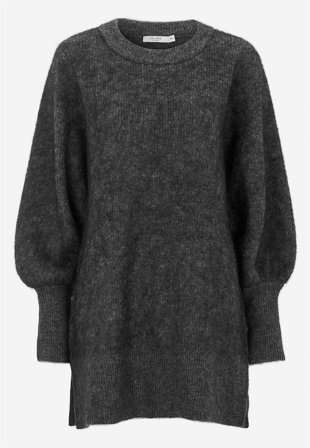 Cellbes of Sweden - Tunika Premium i mohair- og uldblanding i mørkegrå / meleret til damer i størrelse 38/40
