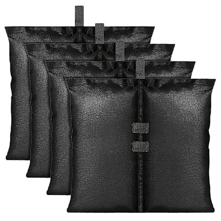 4 kappaletta teltan painoja hiekkasäkkejä, raskaat painotetut jalkapussit jalkatankojen painot