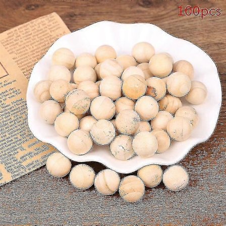 100 kpl Luonnollisia Kamferipuu Palloja Tuholaistorjuntaan Orgaaniset Setripuu Pallot Hyönteisiä ja Koiperhosia Vastaan, Hajunpoisto