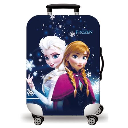 Jinzhaolai Kawaii Frozen Elsan Anime-hahmoinen Joustava Matkalaukun Suojakotelo Pölysuoja Tytöille Lahja Matkavarusteet 18''-28'' Matkalaukulle H395 M