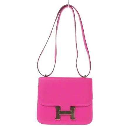 Hermès Vintage, Pre-owned Leather shoulder-bags Roze, Dames, Maat:ONE Size