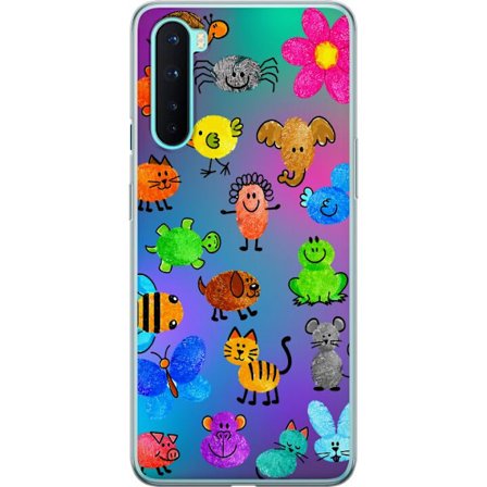 Kompatibelt Mobildeksel til OnePlus Nord Little Scribble Friends