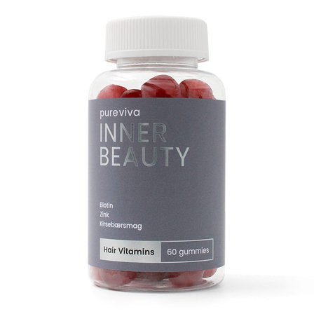 Pureviva Inner Beauty Hair Vitamins 60 stk, Helse & Madvarer, Hud, Hår & Negle, Kosttilskud Til Håret