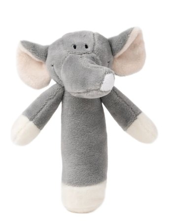 Diinglisar, Rattle, Elephant, Grey Grey Teddykompaniet