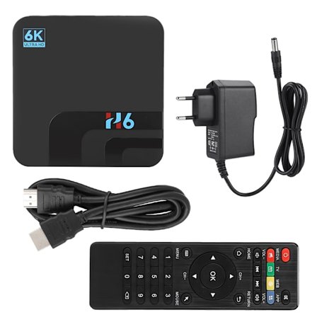 H6 2+16G Set top TV Box VP9 ProfilE 2 H.265 Videoavkodning för Android 9.0