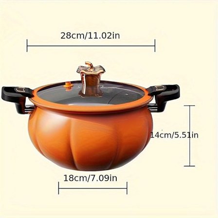 pc Tryckkokare, Mikrotryck Tryckkokare, Pumpaformad Gryta, Hushållssoppgryta, Multifunktionell Gryta, För Hemmaköket