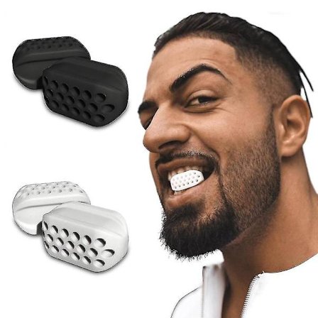 2 stk. Kjeveøvelseskule Muskeltrening Treningskule Hals Ansiktsstrammende Kjeveøvelser