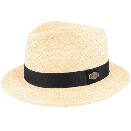 MJM Hats - Béžová straw Klobouk - Aksa Organic Raffia Beige Straw Hat @ Hatstore