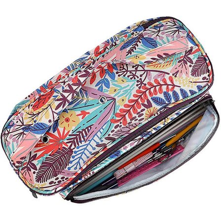 Stickpåse, Projektbag för virkning och stickning, Tote Bag för garnförvaring,