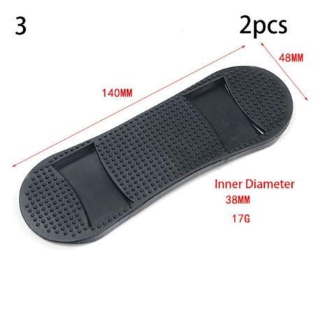 2stk Rygsæk Skulderrem Skulderpude 140X48MM 140x48mm