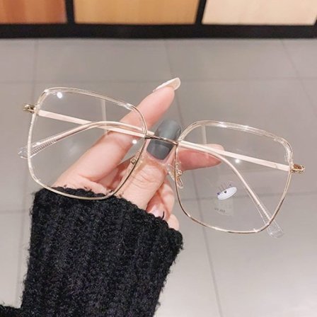Anti-blåt lys briller Oversized briller TRANSPARENT{F2}