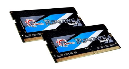 G.SKILL Ripjaws - DDR4 - sett - 16 GB: 2 x 8 GB - SO DIMM 260-pin - 3200 MHz / PC4-25600 - ikke-bufret
