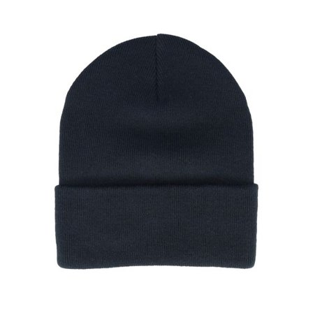 Beechfield - Blå cuff Beanie - French Navy Original Deep Cuff @ Hatstore