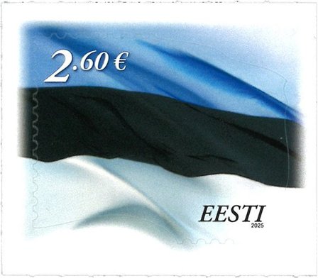 Estland - Flag - Postfrisk frimærke