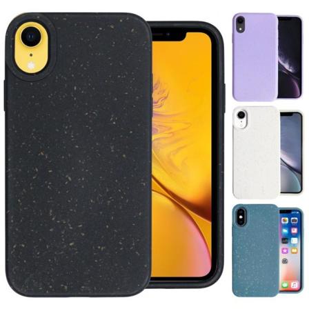 iPhone XR Iskunkestävä ympäristöystävällinen matkapuhelinkotelo Rosa