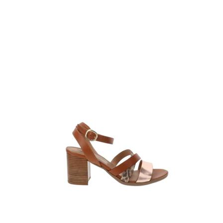 Nerogiardini, Women& sandals in leather Bruin, Dames, Maat:38 EU