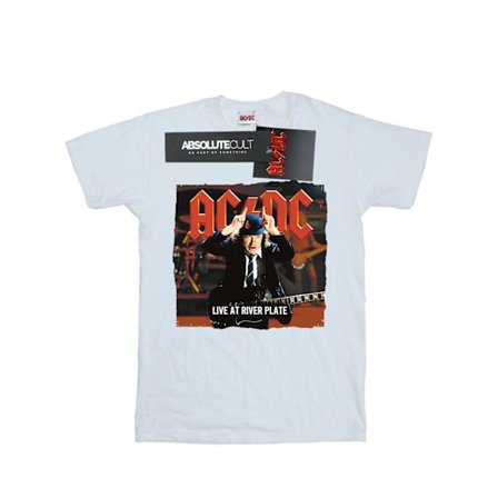AC/DC Live At River Plate Columbia Records T-shirt XL Vit