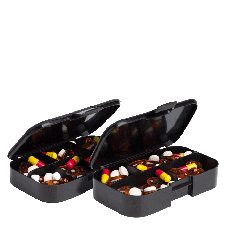Smartshake Pill Box Organizer 2-pak Sort