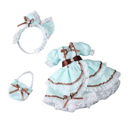 Dockkläder Blommig Prinsessklänning 5 5