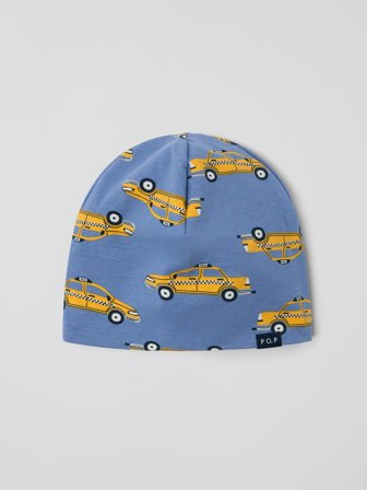 Trikotmütze, Automotiv - 48|50 - kinderbekleidung - blue - Polarn O. Pyret