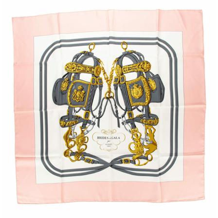 Hermès Vintage Scarf rosa, Herr Vintage Accessoarer, Herr, Storlek: ONE SIZE