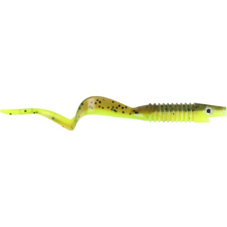 Pigster Tail 12cm 9g 10-pack Brown Chartreuse Flake