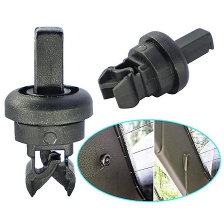 2x Klips for Renault Clio Megane Scenic Laguna Modus Mk1 Mk2 Mk3 1 2 3 4 Bakre bagasjeromshylle Snor Henger Brakcet 7705099001